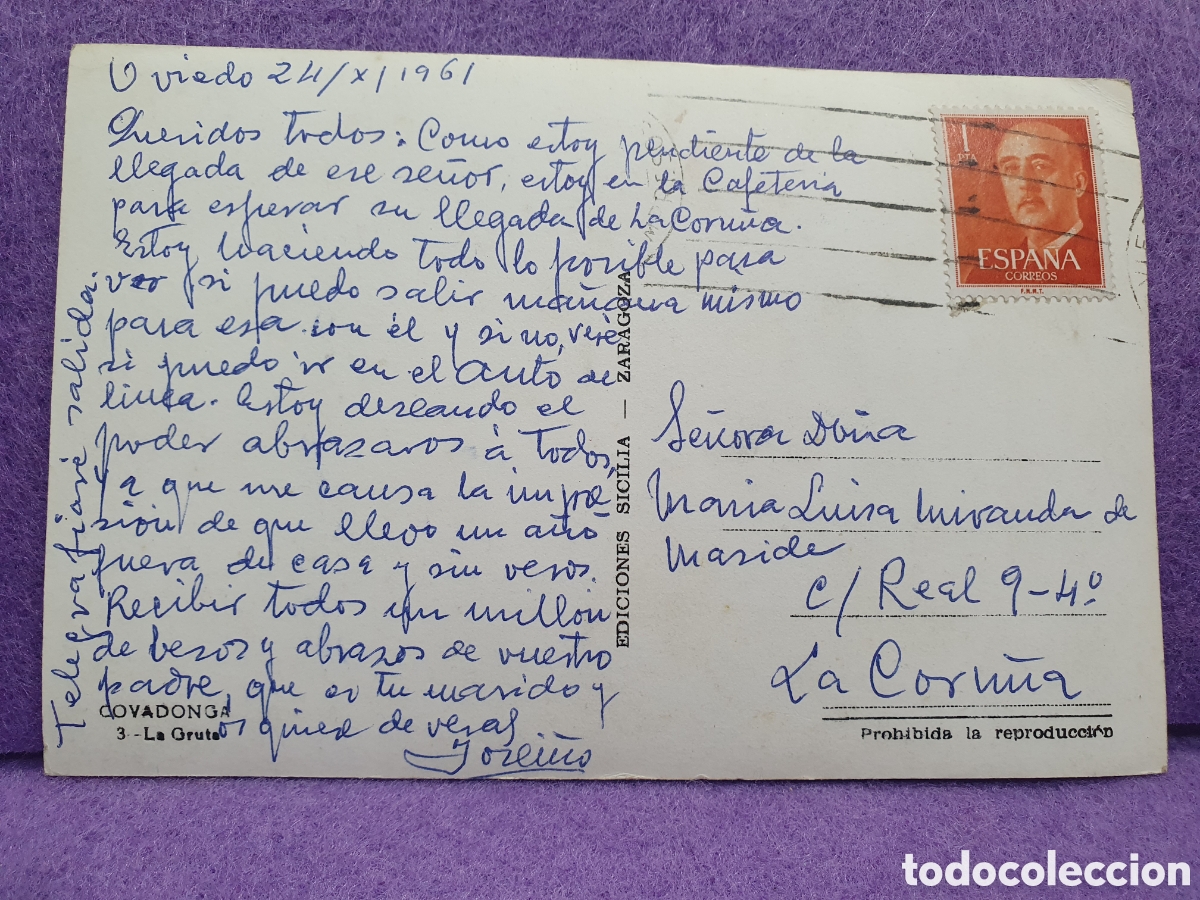 Postales: Postal Covadonga. La Gruta. (L66) - Foto 2