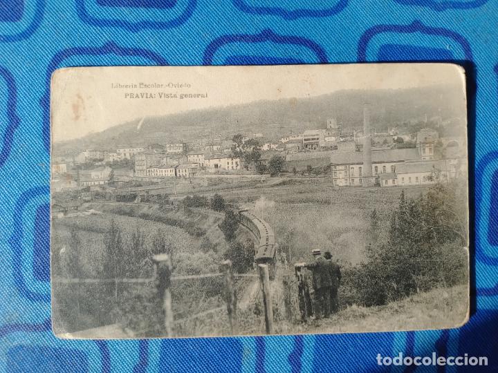 Postales: Pravia. Tren - Foto 1