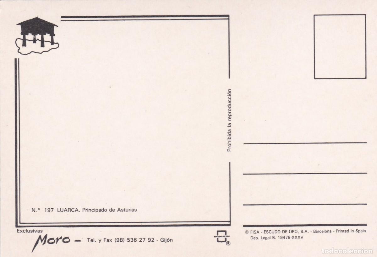 Postales: LUARCA (VALD&Eacute;S). PUERTO (1992) - Foto 2