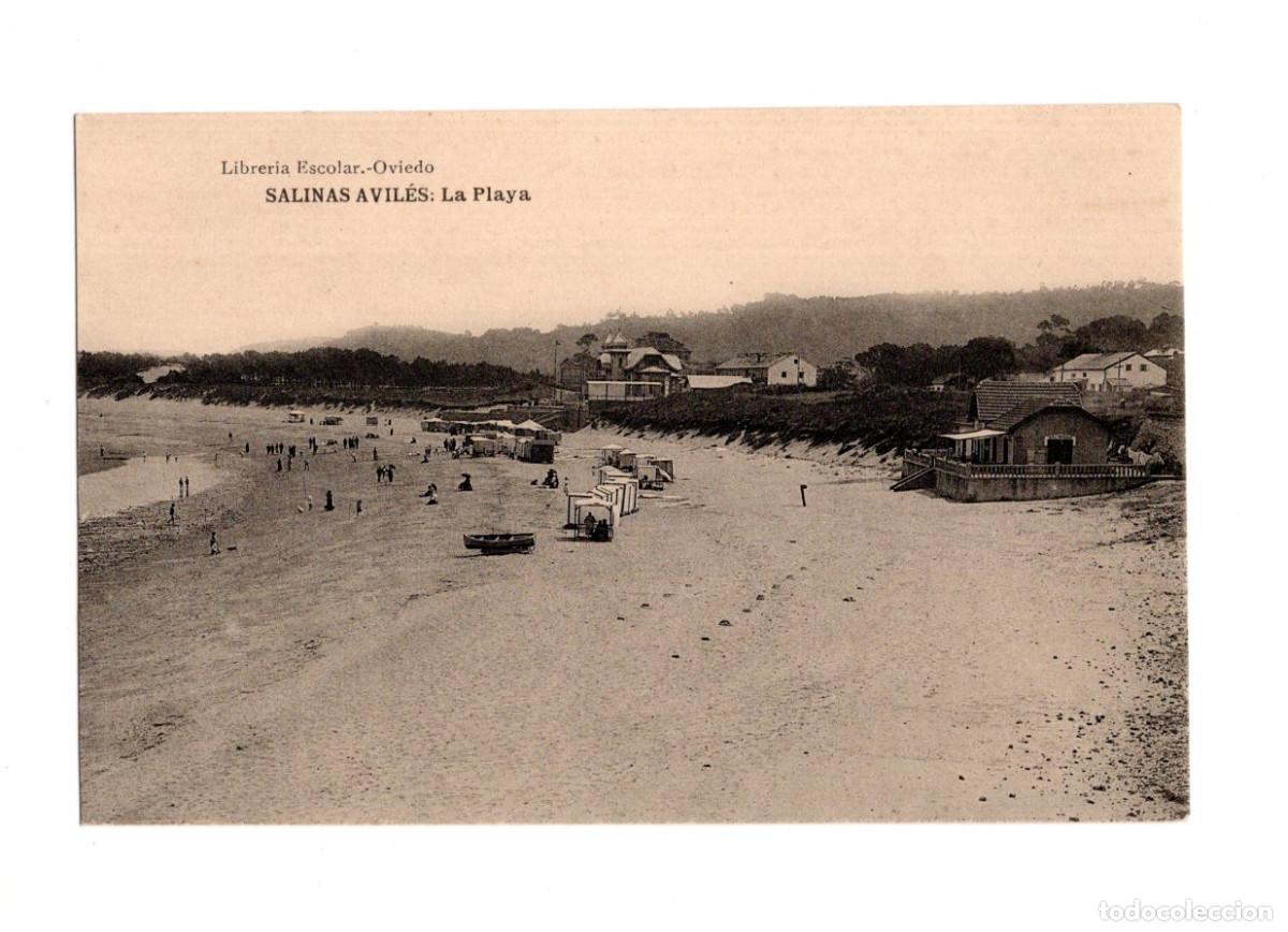 Postales: SALINAS.(ASTURIAS).- LA PLAYA. - Foto 1