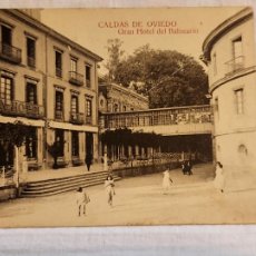 Postales: CALDAS DE OVIEDO GRAN HOTEL DEL BALNEARIO.FOTOTIPIA CASTAÑEIRA