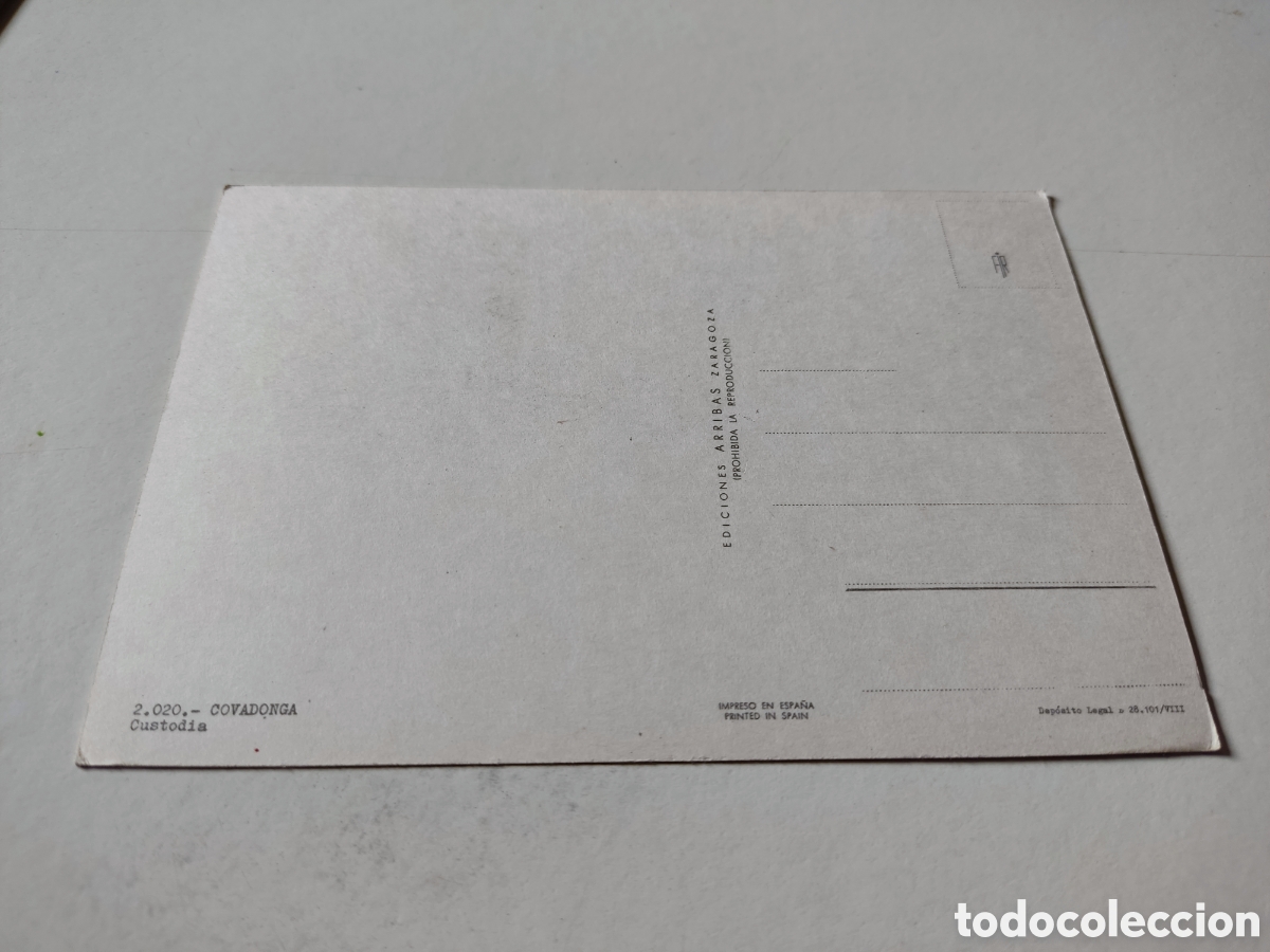 Postales: Postal religiosa custodia, Covadonga - Foto 2