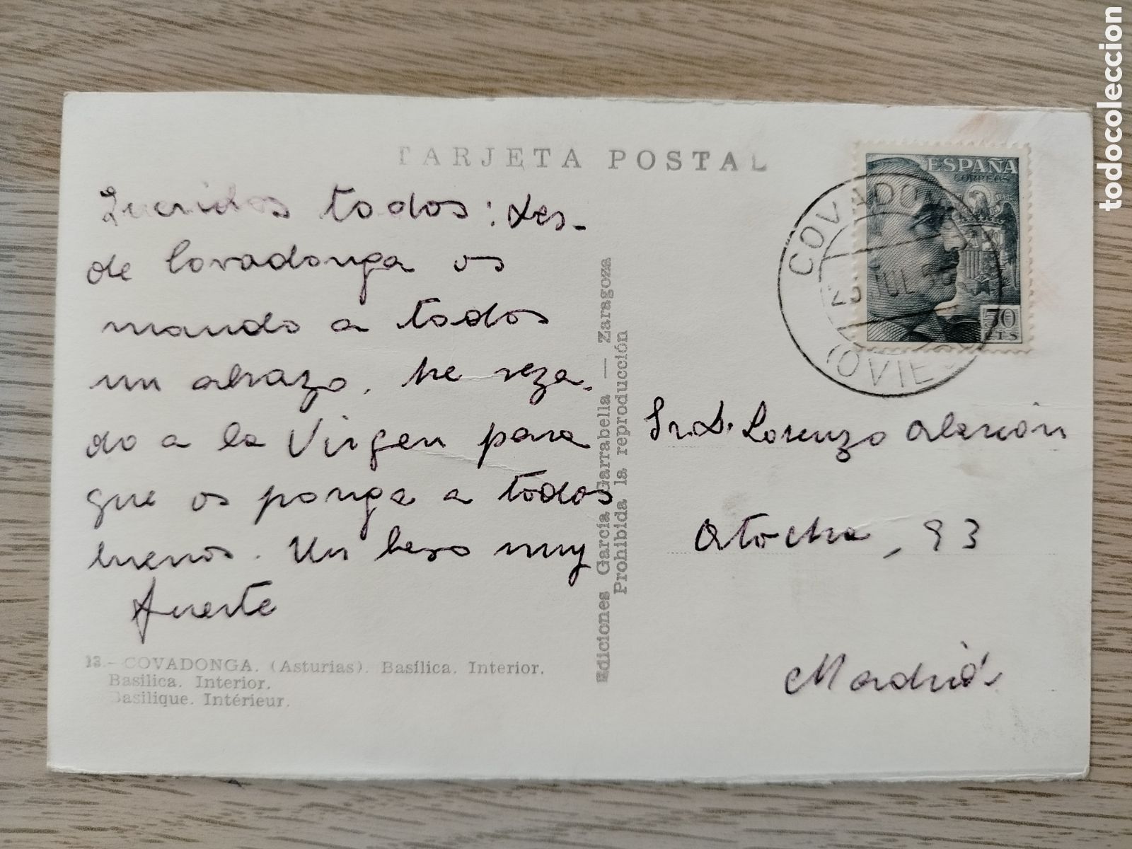 Postales: POSTAL COVADONGA - Foto 2