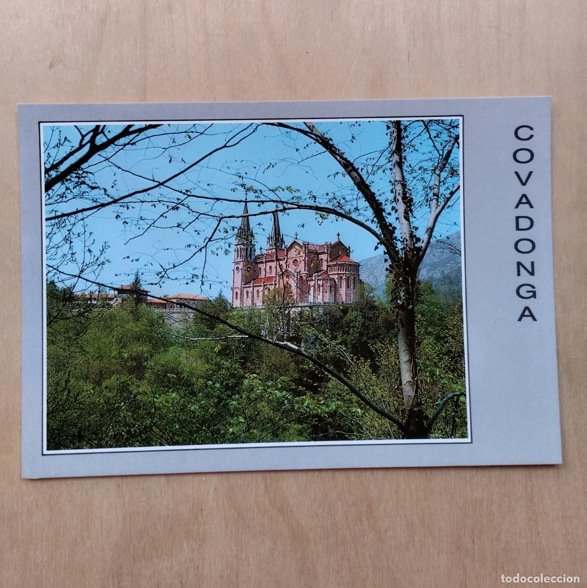 Postales: Postal de Covadonga: catedral y &aacute;bside. Ed. Sandi - Foto 1
