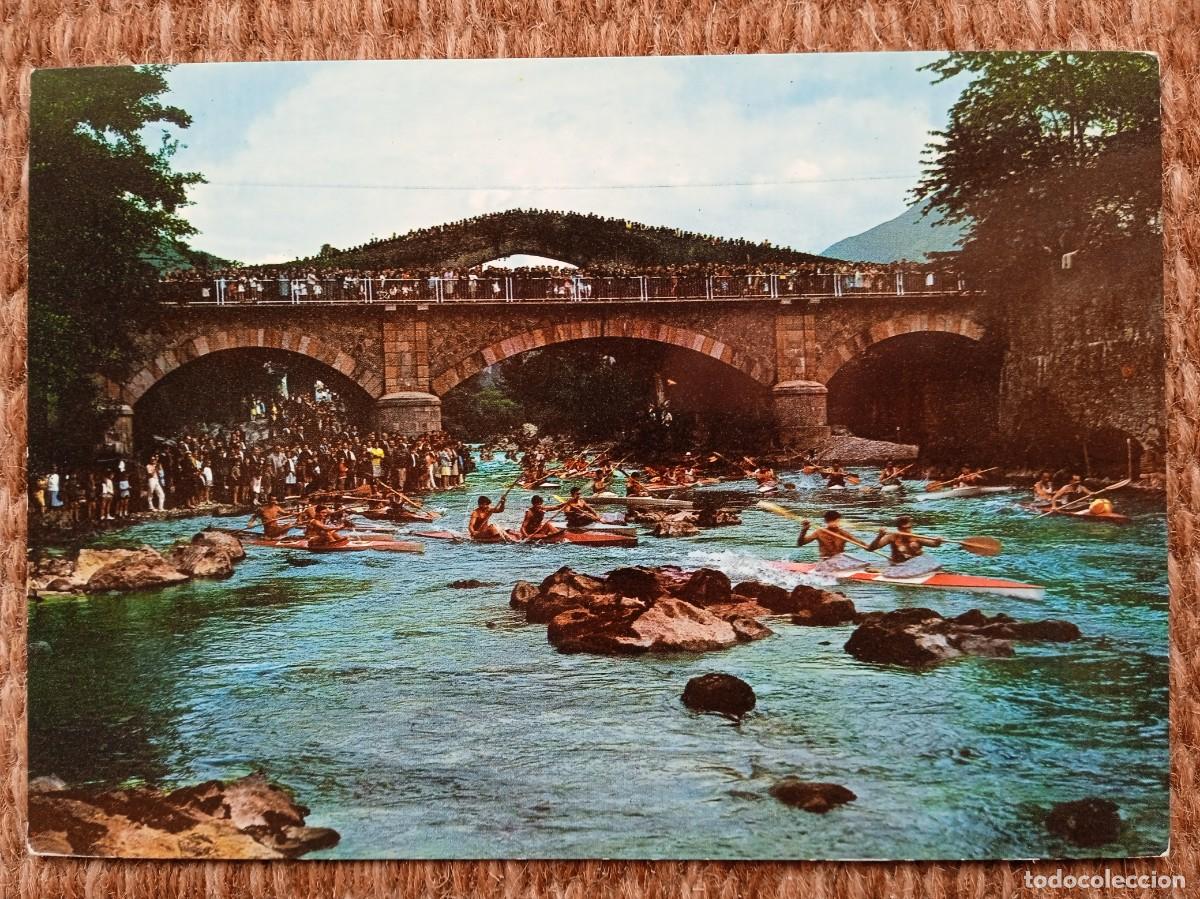 Postales: CANGAS DE ONIS - REGATAS - ED. ARRIBAS - Foto 1