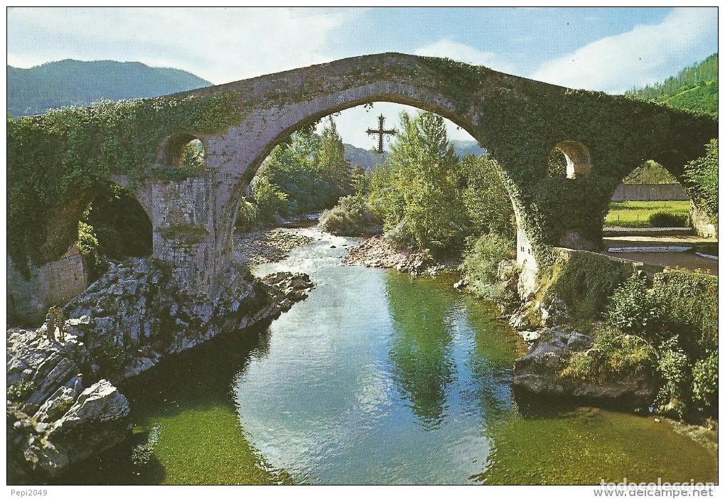 Postales: :::: A659 - POSTAL - CANGAS DE ONIS - PUENTE ROMANO - Foto 1