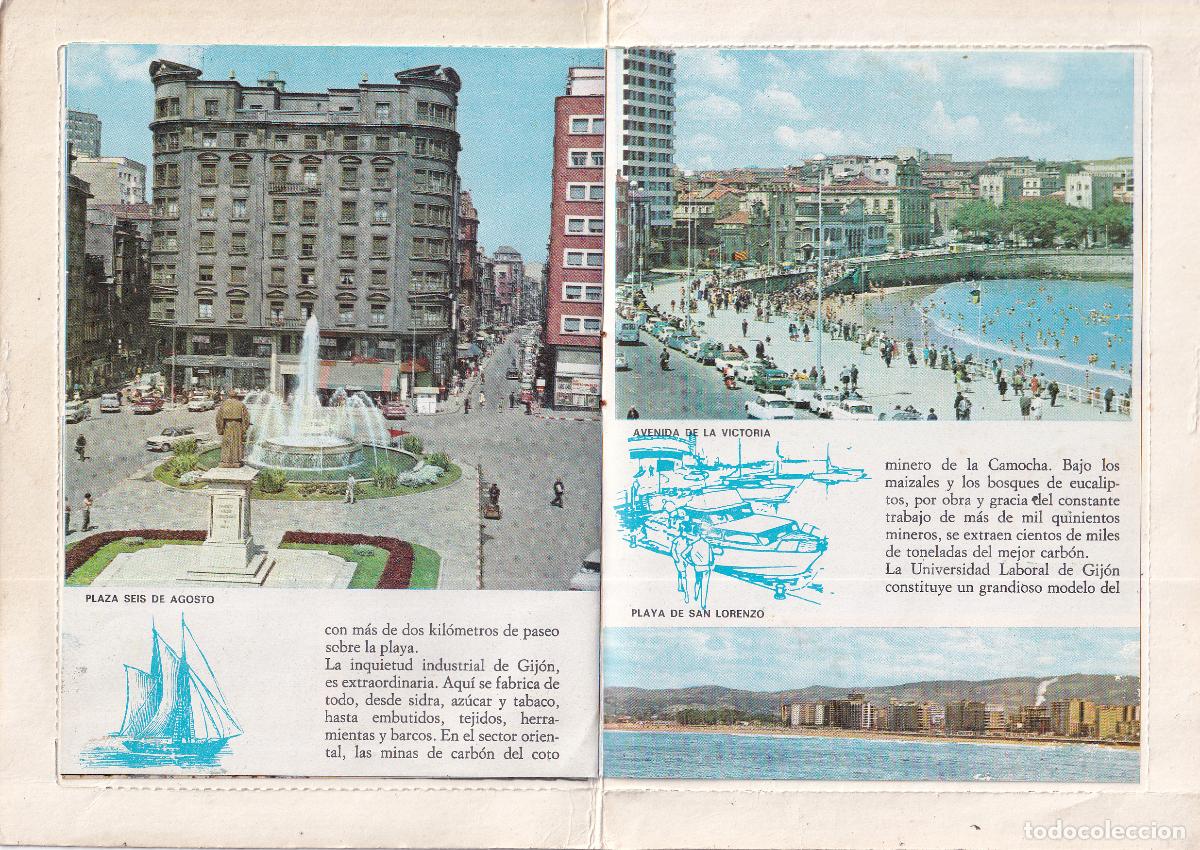 Postales: GIJON CON PEQUE&Ntilde;O LIBRITO - Foto 2