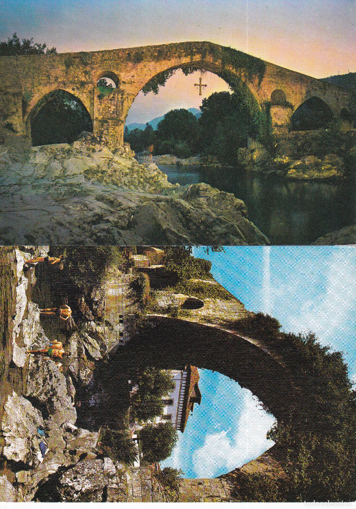 Postales: CANGAS DE ONIS PUENTE ROMANO - Foto 1