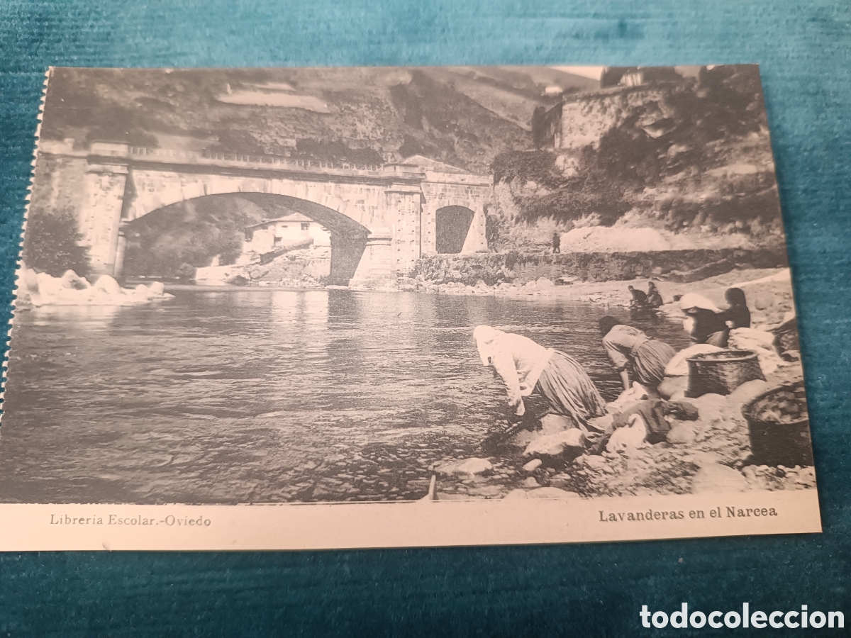 Postales: Lavanderas en el Narcea - Foto 1