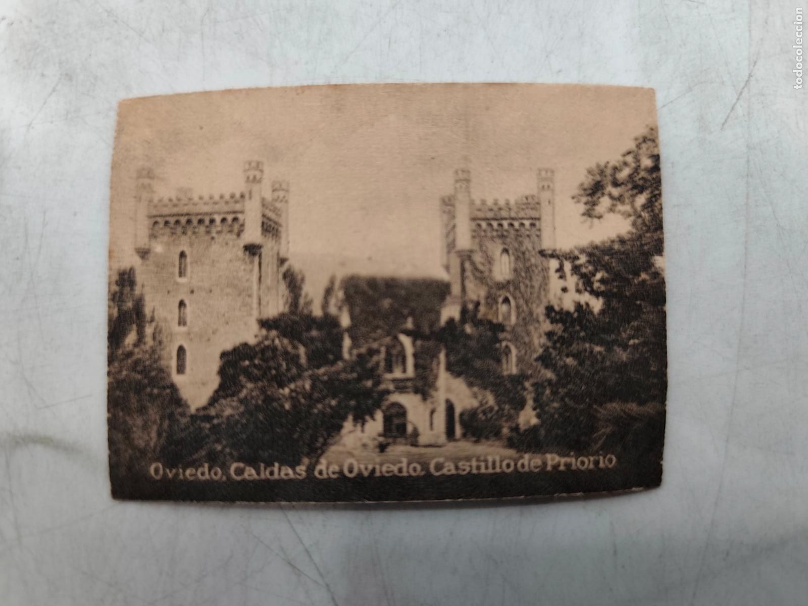 Postcards: POSTAL ORIGINAL DECADA DE LOS A&Ntilde;OS 30. OVIEDO, CASTILLO DE PRIORIO. LEER DESCRIPCION