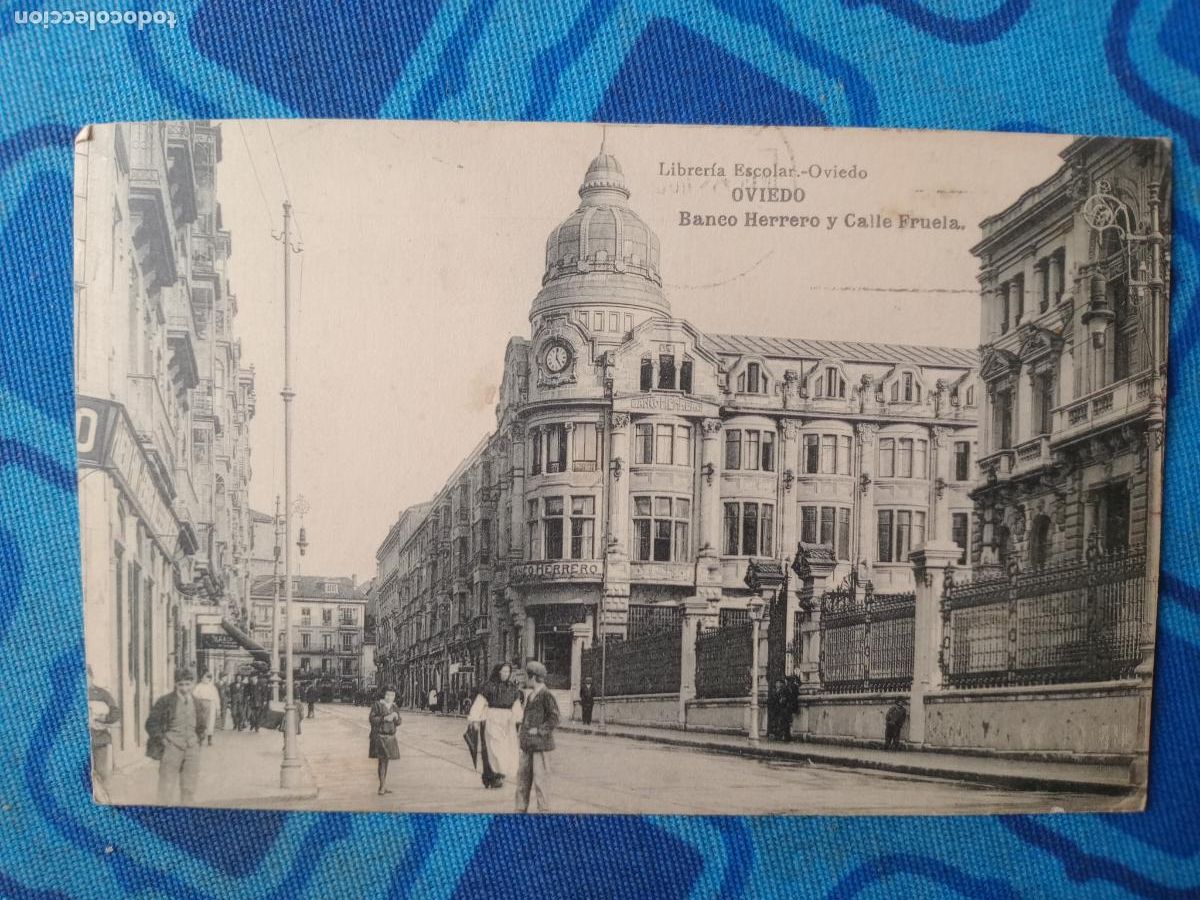 Postales: Oviedo, escrita en 1928 - Foto 1