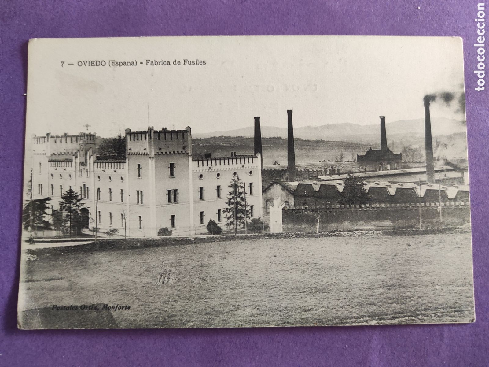 Postales: TARJETA POSTAL OVIEDO.- ASTURIAS.- FABRICA DE FUSILES.- POSTALES ORTIZ, MONFORTE.-