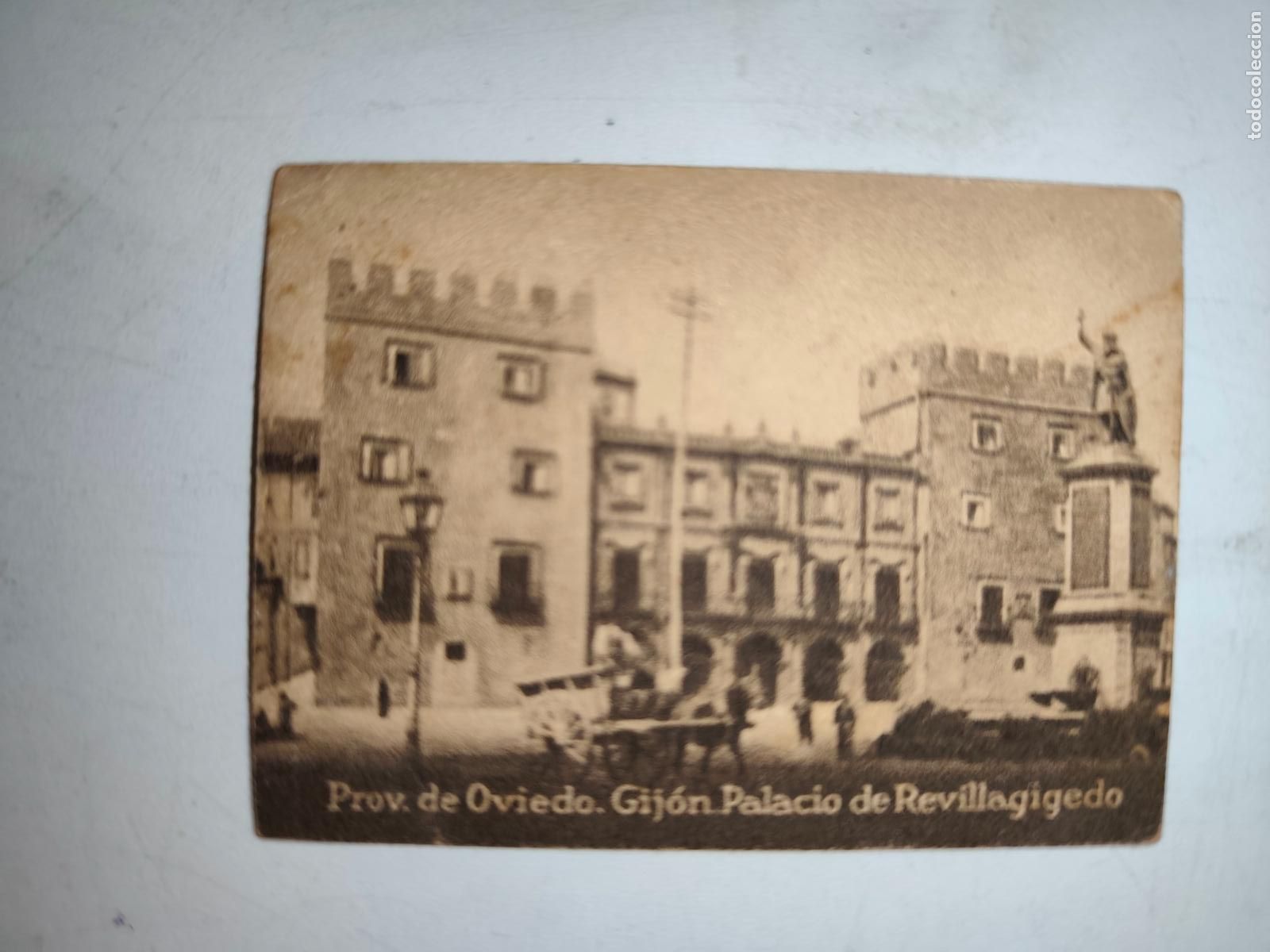 Postkarten: POSTAL ORIGINAL DECADA DE LOS A&Ntilde;OS 30. OVIEDO. GIJON, PALACIO DE REVILLAGIGEDO. LEER