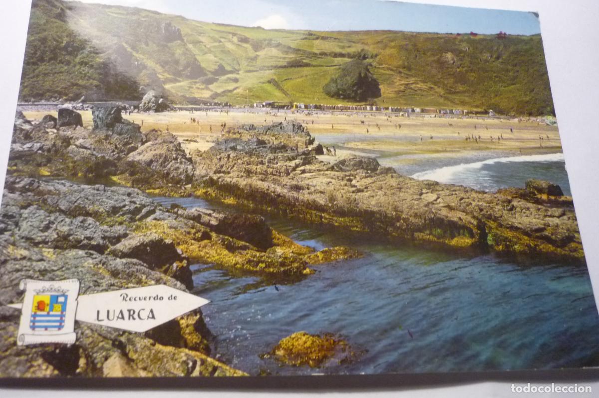 Postales: postal luarca playa salinas circulada cm - Foto 1