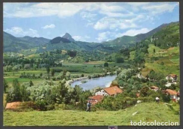 Cartes Postales: Panes. *Panor&aacute;mica del valle bajo y pico Pe&ntilde;amellera* Ed. Alce n&ordm; 289. Nueva.