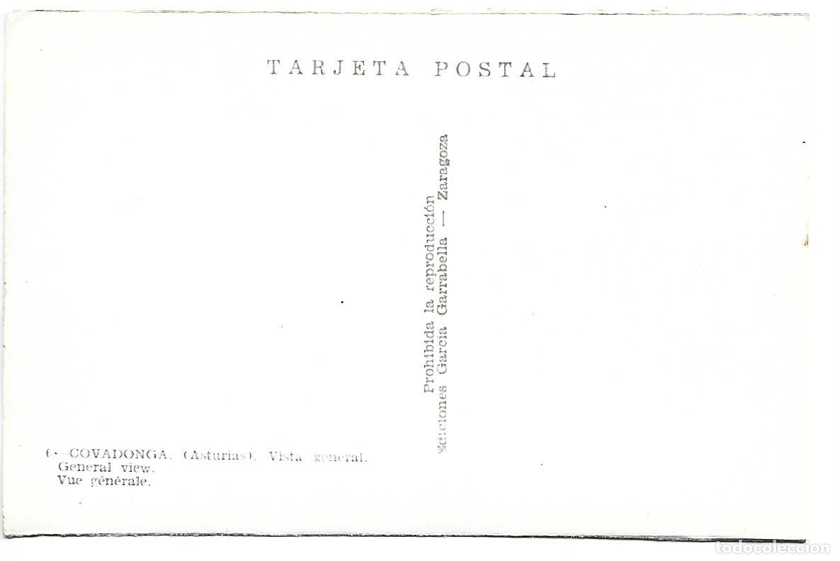 Postales: VISTA GENERAL / GENERAL VIEW.- COVADONGA - Foto 2