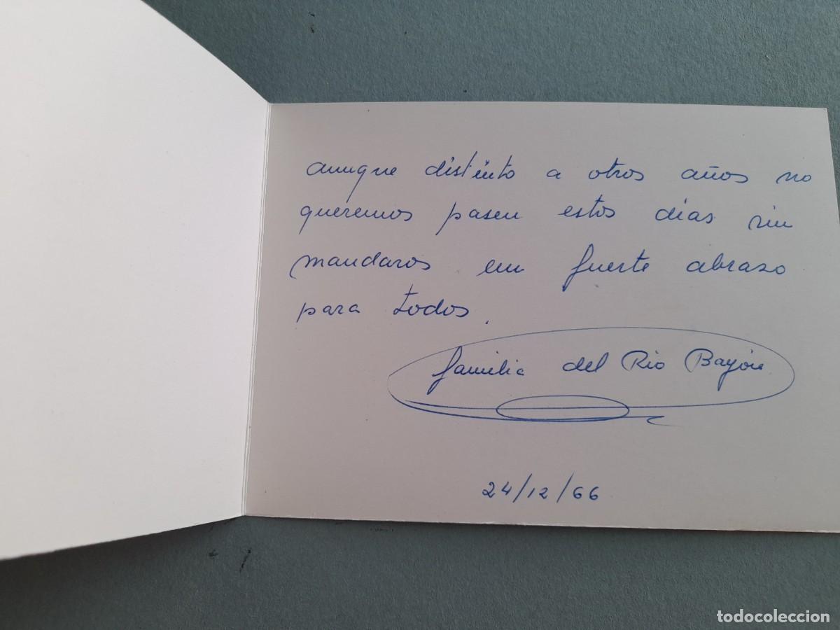 Postales: postal diptico de pajares, escrita 1966 - Foto 2