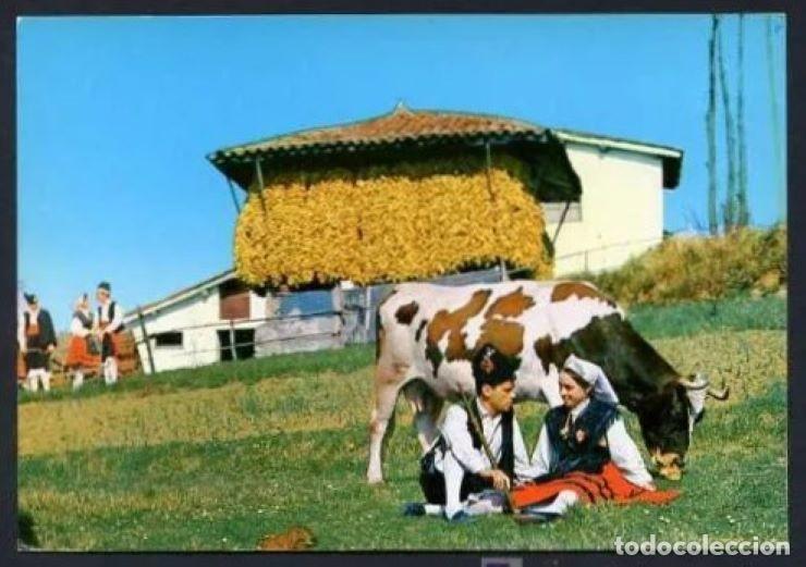 Cartes Postales: *Folklore Astur. Cortejando*  Edc. Alarde n&ordm; 157. Nueva