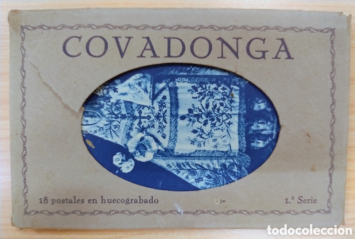 Postales: COVADONGA. POSTALES EN HUECOGRABADO. SIN CIRCULAR - Foto 1