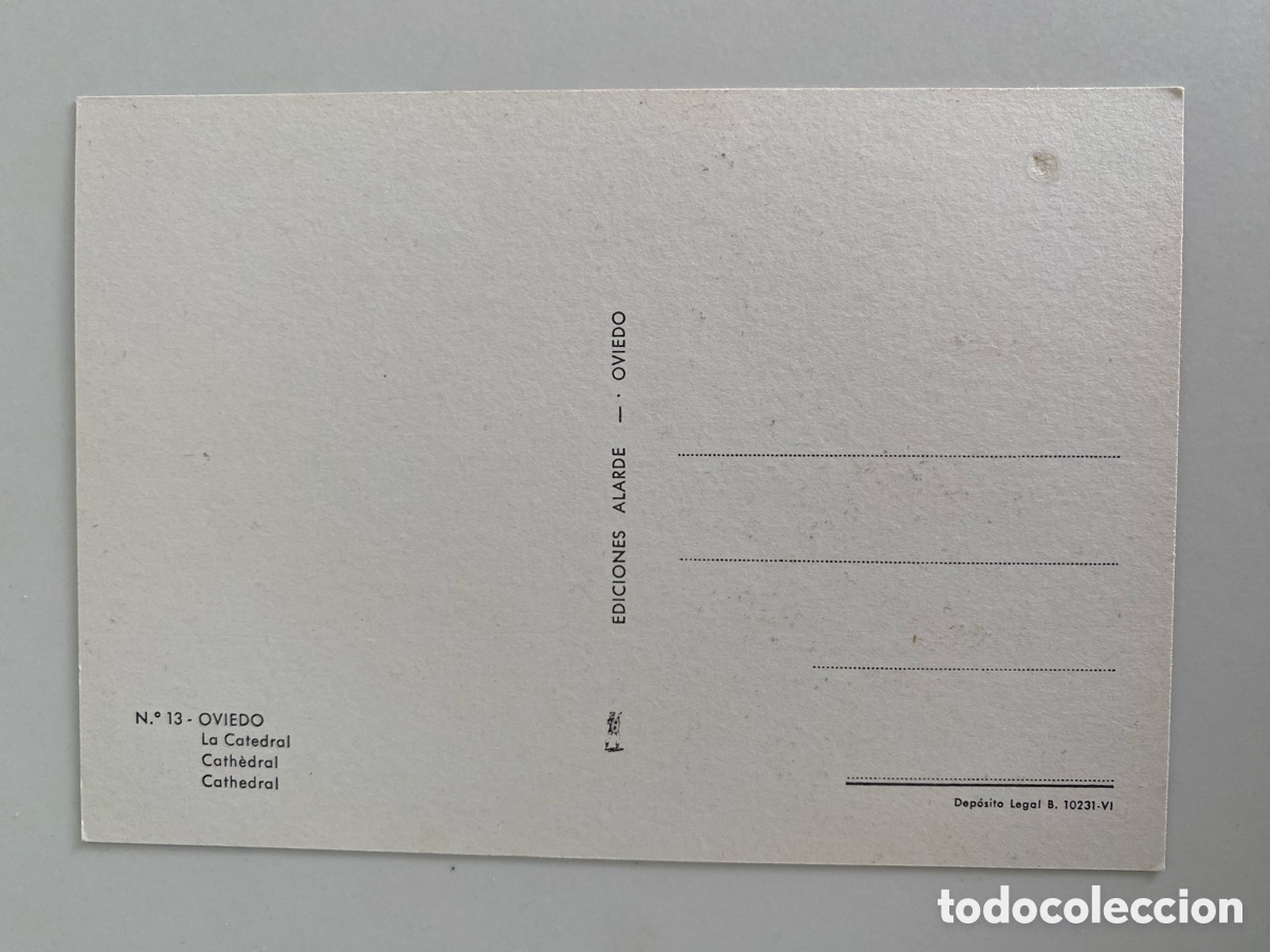 Postales: Postal Catedral Oviedo - Foto 2