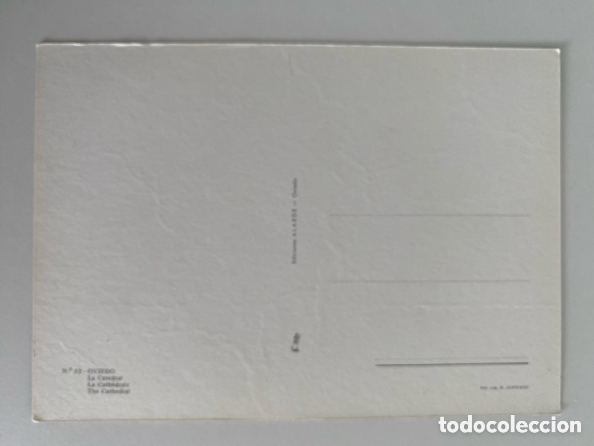 Postales: Postal catedral Oviedo - Foto 2