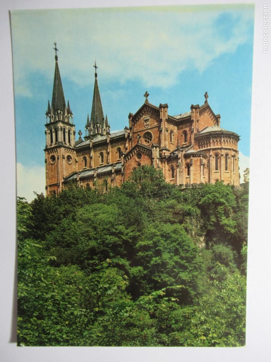 Postales: Covadonga - Catedral y &Aacute;bside - Foto 1