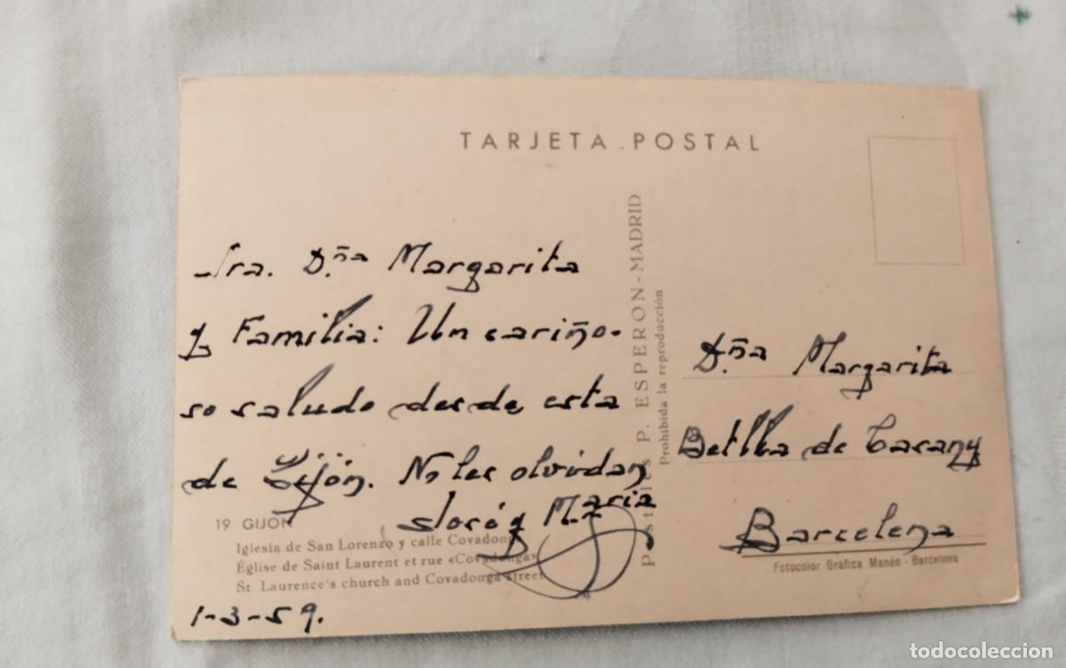 Postales: GIJON , POSTAL ANTIGUA - Foto 4