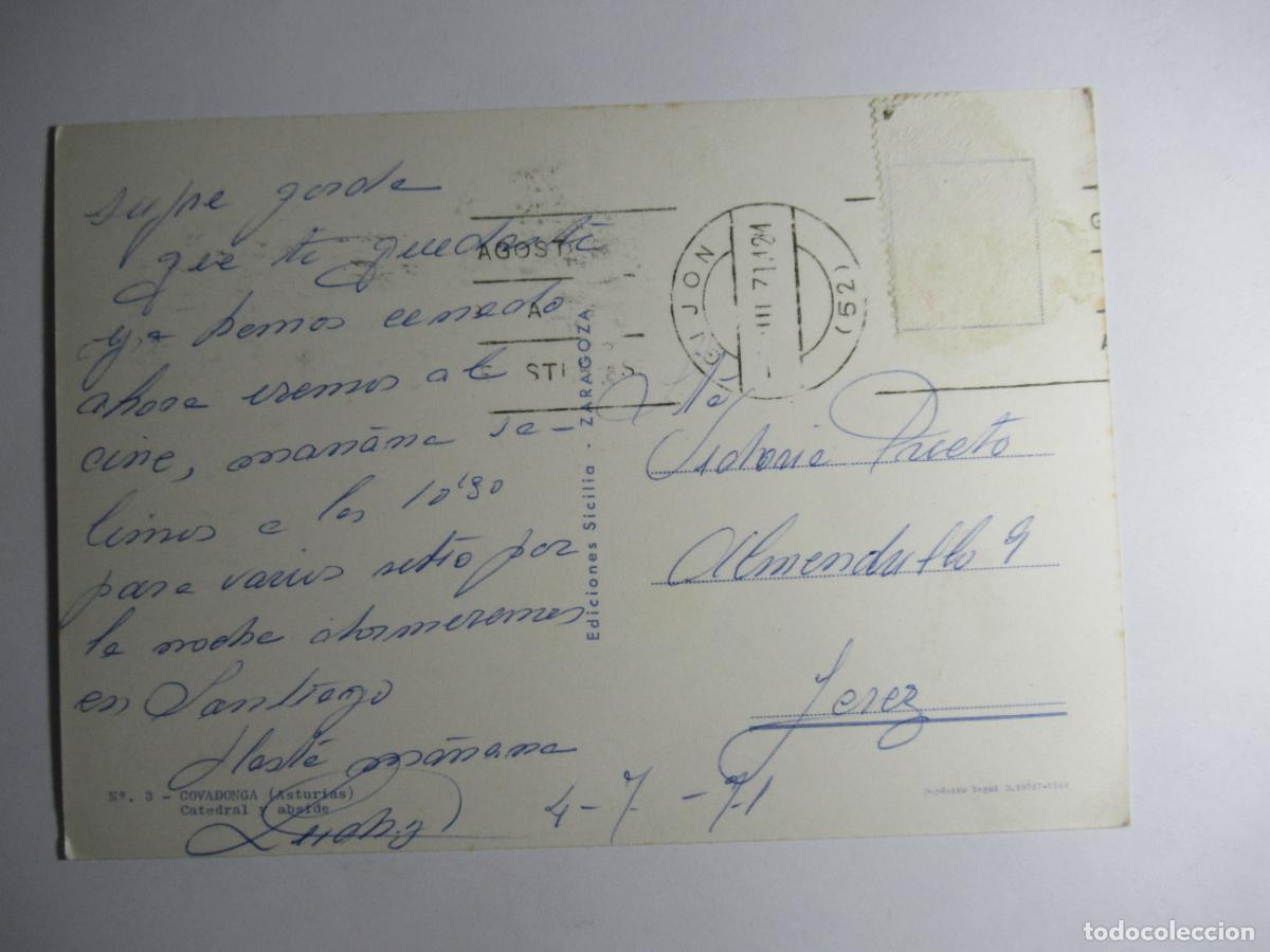 Postales: Covadonga - Catedral y &aacute;bside - Foto 2