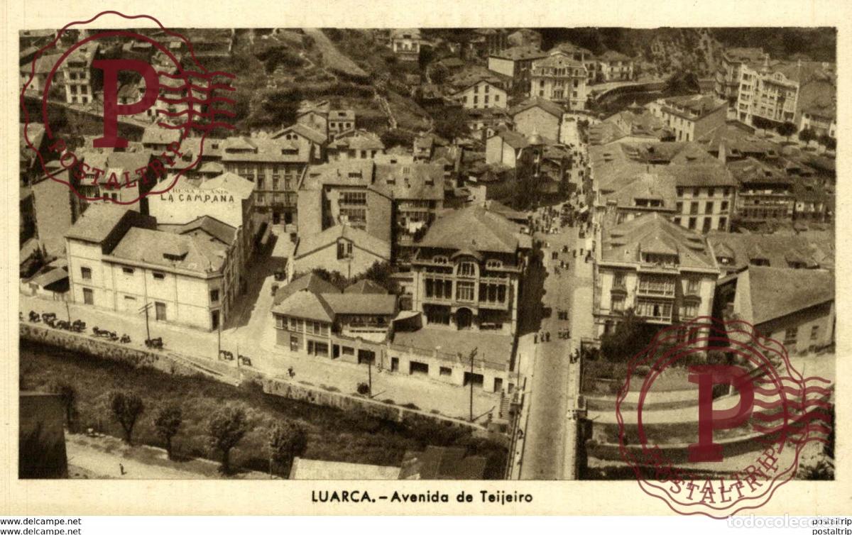 Postales: LUARCA AVENIDA DE TEIJEIRO - Foto 1