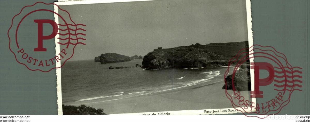 Postales: PLAYA DE CELORIO LLANES - Foto 1