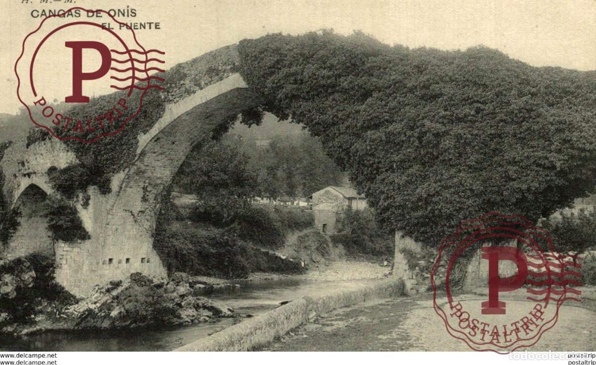 Postales: CANGAS DE ONIS. EL PUENTE. HAUSER Y MENET - Foto 1