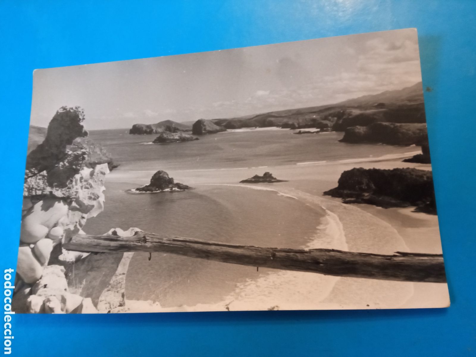 Postales: Antigua postal fotogr&aacute;fica, CELORIO (Asturias) Playa de Borizo