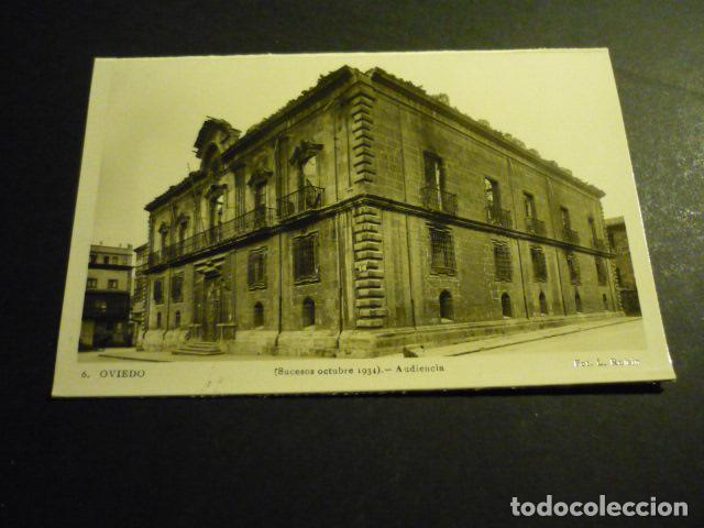 Postcards: OVIEDO ASTURIAS SUCESOS OCTUBRE 1934 AUDIENCIA