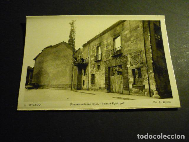 Cartes Postales: OVIEDO ASTURIAS SUCESOS OCTUBRE 1934 PALACIO EPISCOPAL