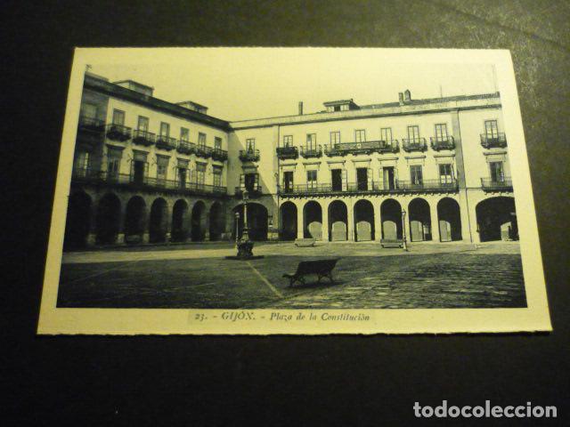 Postales: GIJON ASTURIAS PLAZA DE LA CONSTITUCION