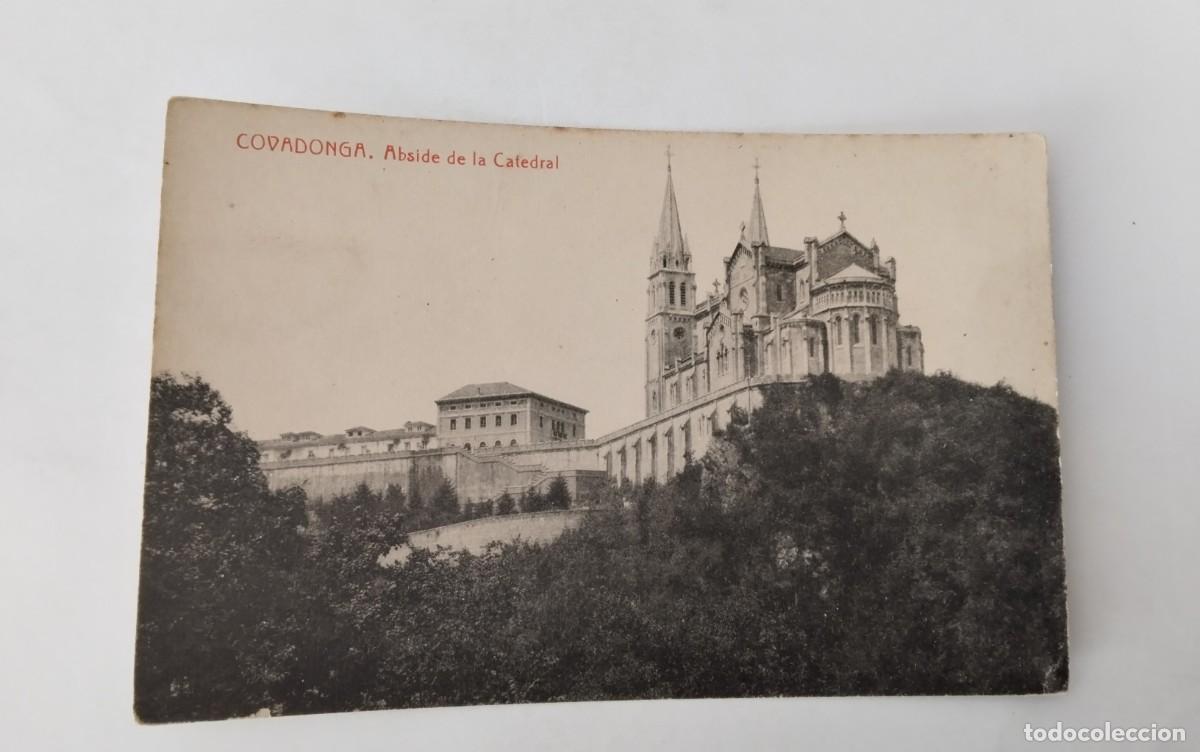 Postales: COVADONGA , POSTAL ANTIGUA , BLANCO Y NEGRO - Foto 1