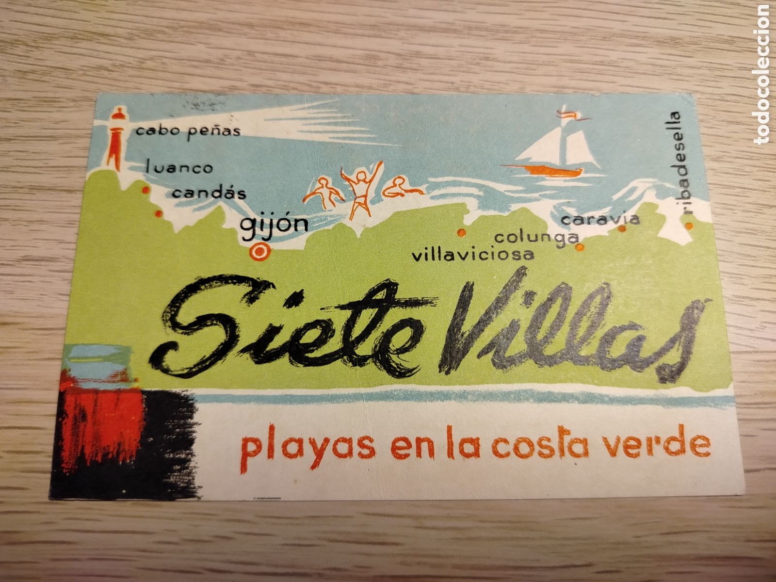 Postales: POSTAL ASTURIA - SIETE VILLAS