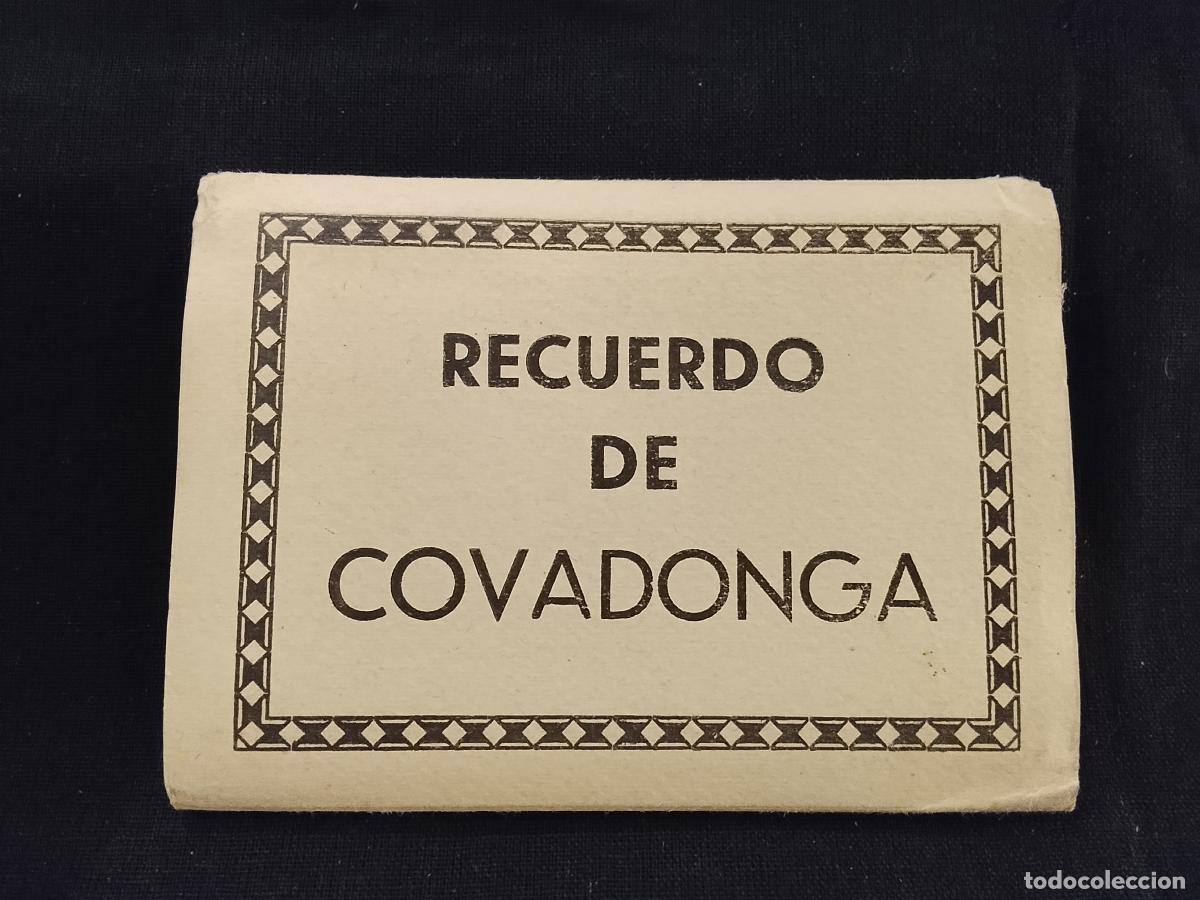 Postales: RECUERDO DE COVADONGA - MINI BLOC CON VISTAS ANTIGUAS -(K-15.254)