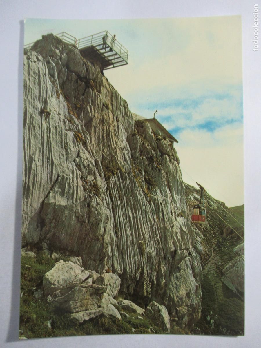 Postales: Picos de Europa - Mirador del Cable y Telef&eacute;rico - S/C