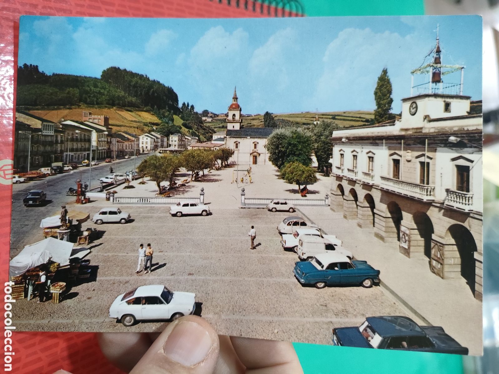 Postales: Postal VEGADEO Asturias PLAZA DEL GENERAL&Iacute;SIMO N 9 ALARDE SC