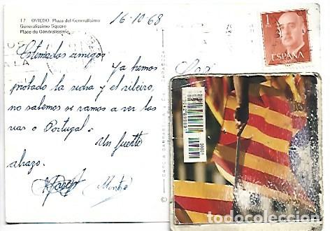 Postales: PLAZA DEL GENERALISIMO / GENERALISIMO SQUARE.- OVIEDO - Foto 2