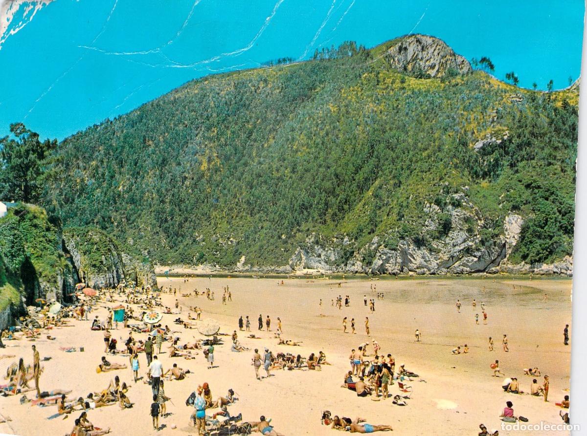 Postales: Postal Playa de la Franca, Colombres, Asturias, Espa&ntilde;a
