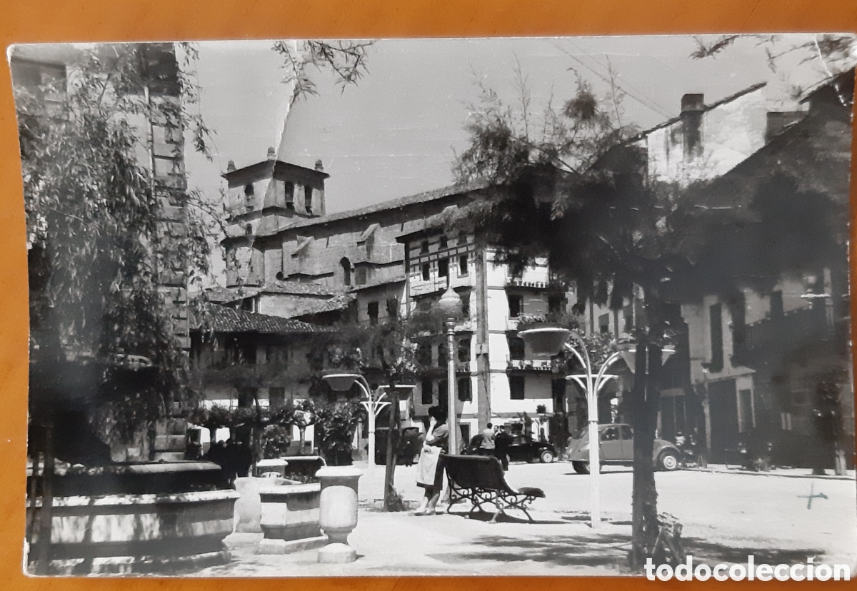 Postales: Postal Oyarzun Guip&uacute;zcoa. Plaza San Esteban. Escrita y circulada. R9932