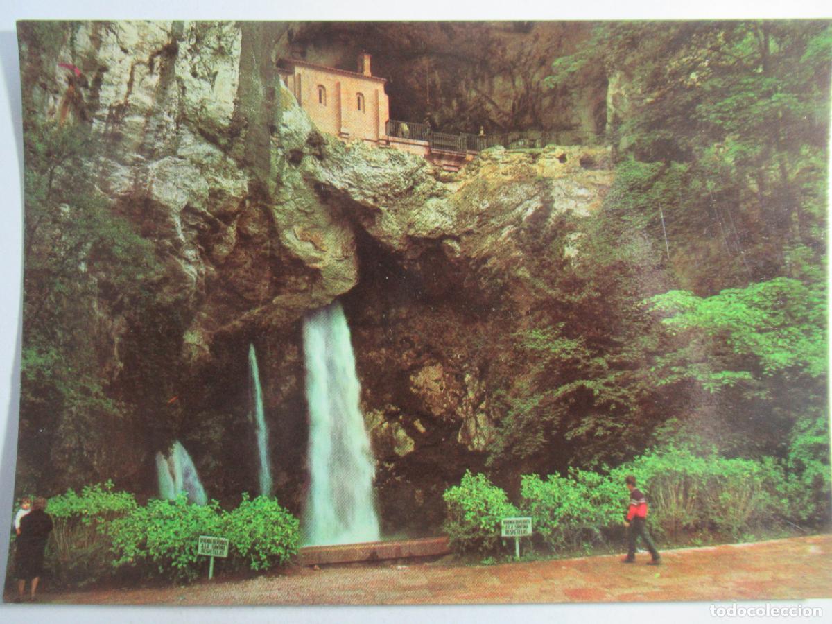 Postales: Covadonga (Asturias) - Gruta y Cascada - S/C