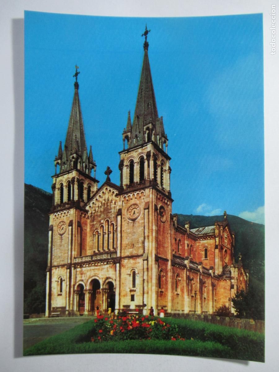 Postales: Covadonga - Bas&iacute;lica - S/C