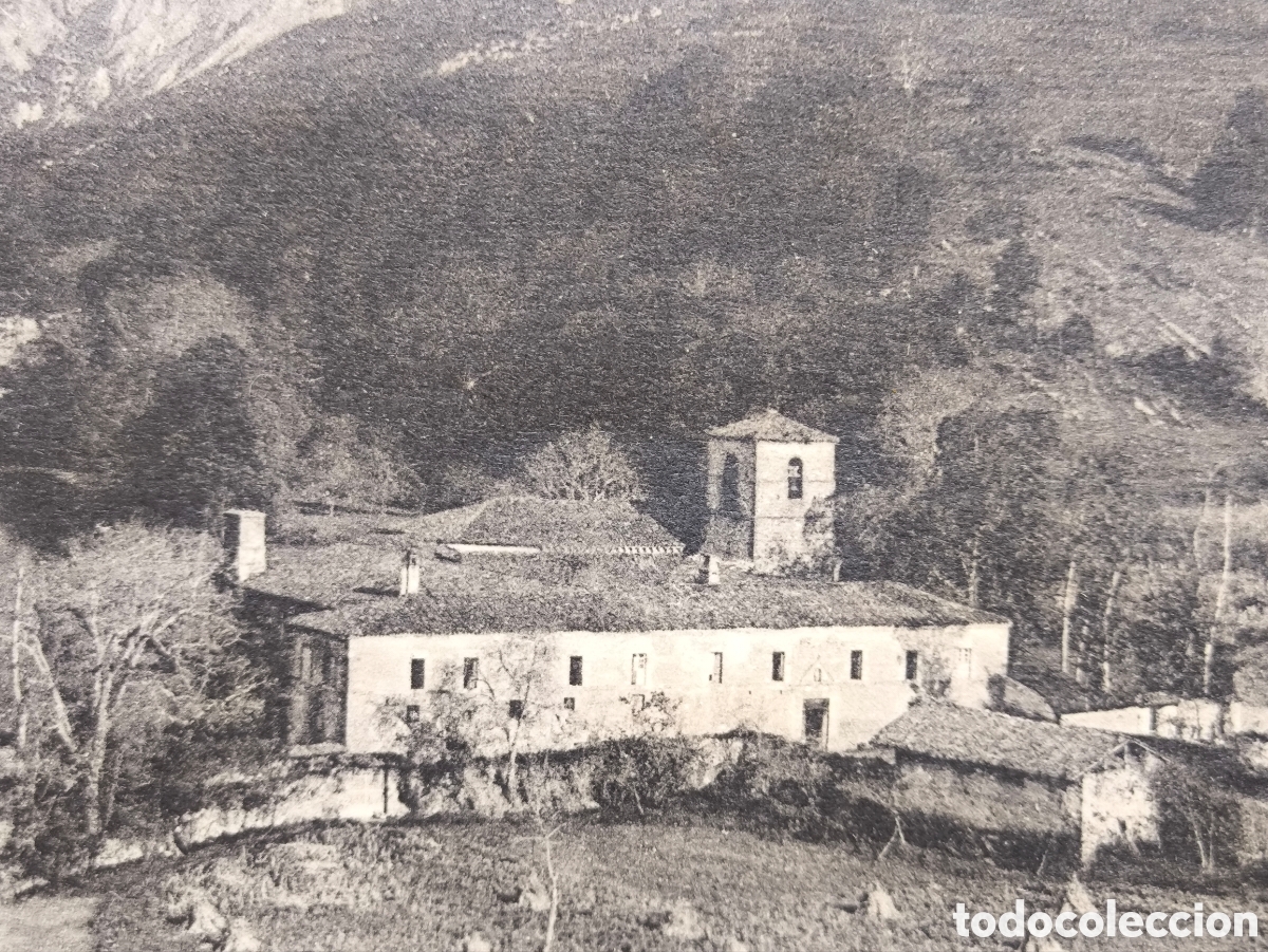 Postales: SAN PEDRO DE VILLANUEVA MONASTERIO POSTAL FOTOTIPIA ASTURIAS C. 1920