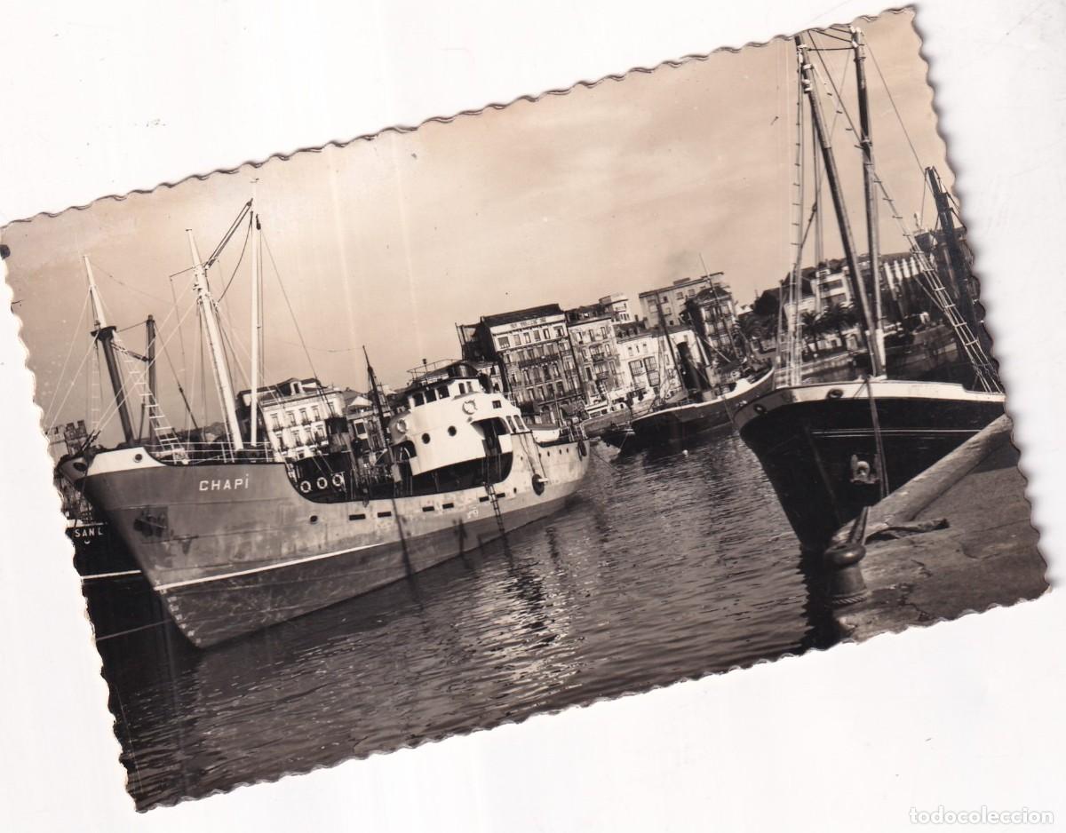 Postales: 207 Gij&oacute;n. El Muelle Ed Aisa. Sin circular