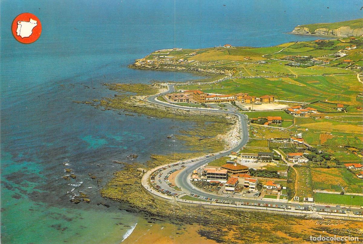 Postales: Postal de Gij&oacute;n - Vista A&eacute;rea de la Zona del Piles