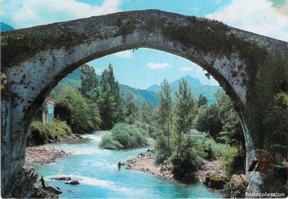 Postales: Tarjeta Postal Iberia Puente Romano de Cangas de On&iacute;s Asturias