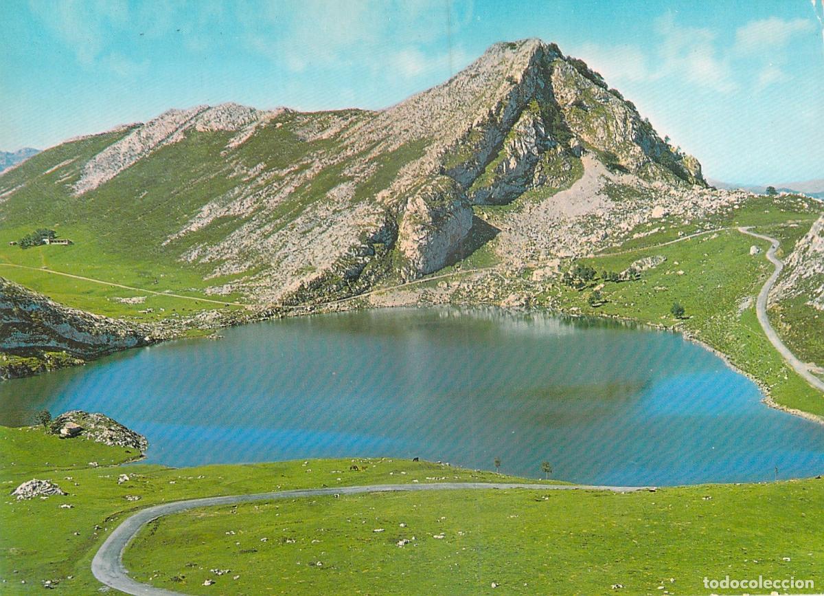 Postales: Postal Lago Enol en los Picos de Europa Asturias